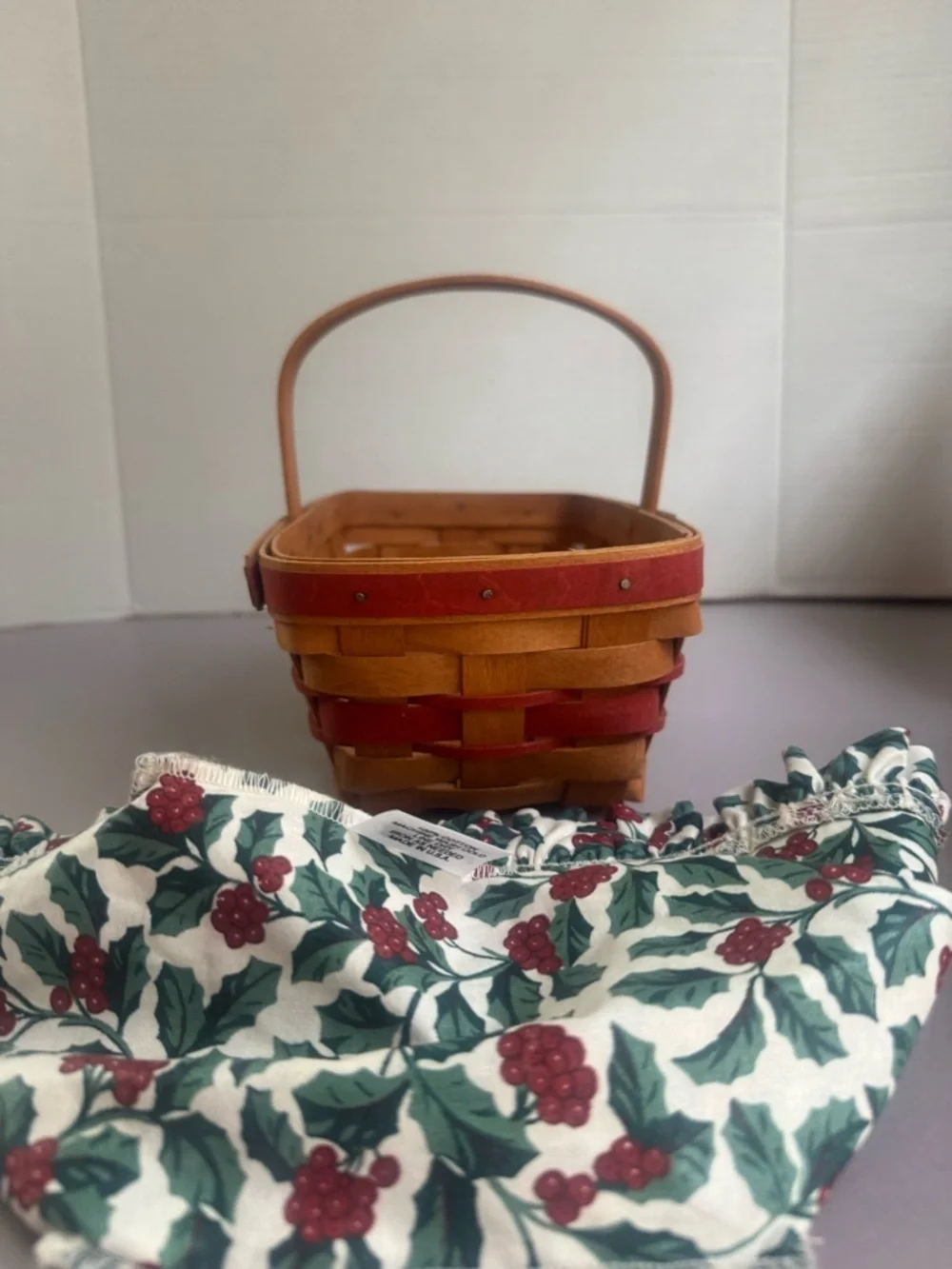 Longaberger 1990 Gingerbread Basket with Liner